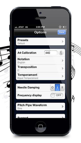 Cleartune - Chromatic Tuner pour mac Cleartune - Chromatic Tuner pour mac