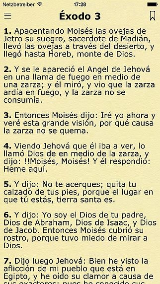 La Biblia Reina Valera (Spanish Bible) pour mac
