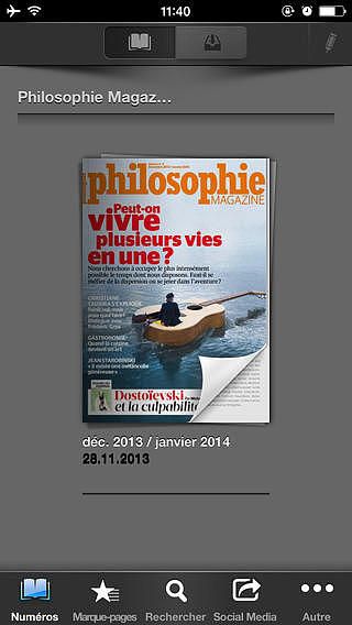 Philosophie magazine pour mac