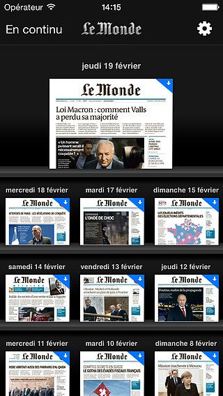 Journal Le Monde pour mac