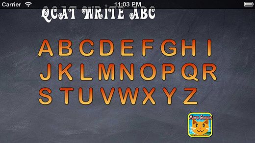 QCat - préscolaire écriture alphabet ABC (gratuit) pour mac