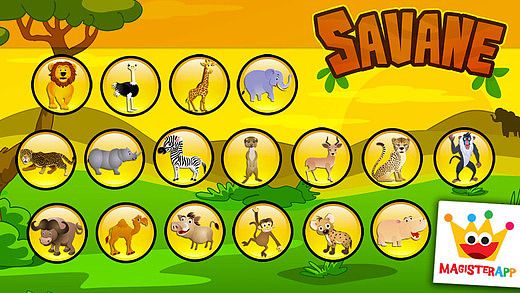 Savane - Puzzle, Couleurs et Dessins - Jeux pour Enfants - Lite pour mac