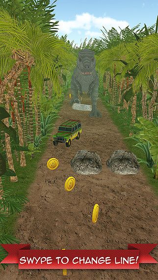 T-Rex échapper - Dinosaure Jurassique Course pour mac